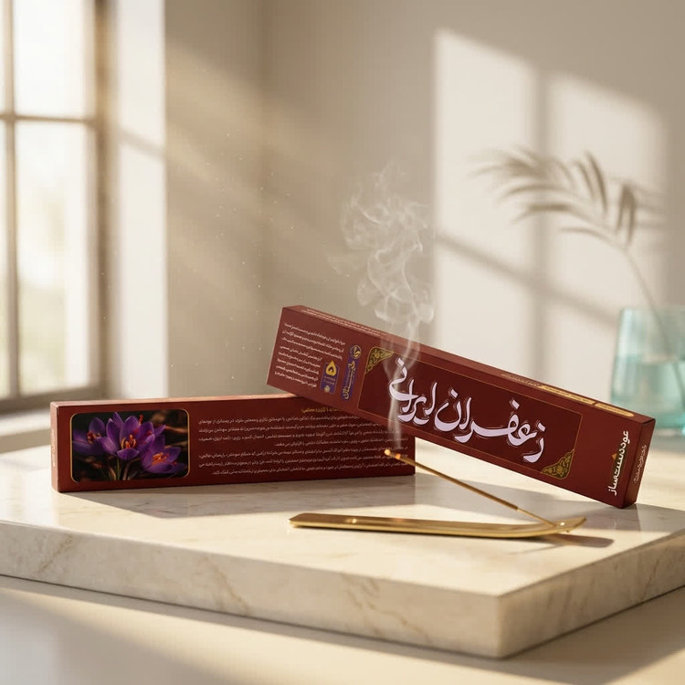 عود دستساز زعفران ایرانی